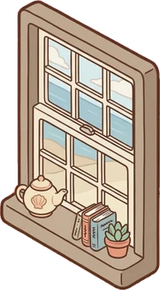 Windows, a sticker from the Seaside Cottage world