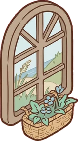 Windows, a sticker from the Seaside Cottage world
