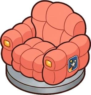 Armchairs, a sticker from the Space Cabin world