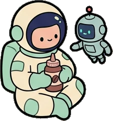 People together, a sticker from the Space Cabin world