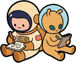 People together, a sticker from the Space Cabin world