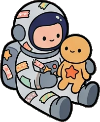 People together, a sticker from the Space Cabin world