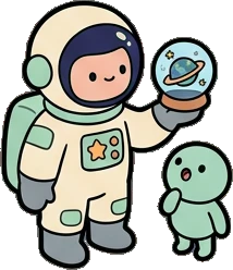 People together, a sticker from the Space Cabin world