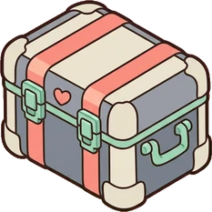 Chests and trunks, a sticker from the Space Cabin world
