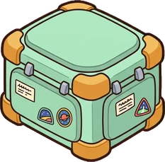 Chests and trunks, a sticker from the Space Cabin world