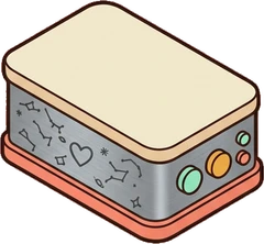 Coffee tables, a sticker from the Space Cabin world