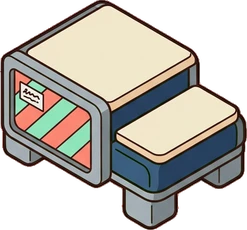 Coffee tables, a sticker from the Space Cabin world