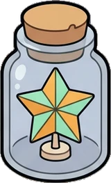 Collectibles, a sticker from the Space Cabin world