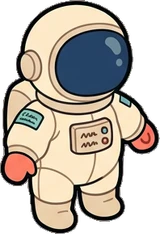 Collectibles, a sticker from the Space Cabin world