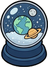 Collectibles, a sticker from the Space Cabin world