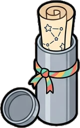 Collectibles, a sticker from the Space Cabin world