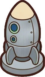 Collectibles, a sticker from the Space Cabin world