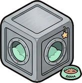Pet beds and homes, a sticker from the Space Cabin world