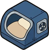 Pet beds and homes, a sticker from the Space Cabin world