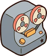 Gadgets and devices, a sticker from the Space Cabin world