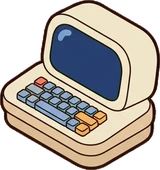 Gadgets and devices, a sticker from the Space Cabin world