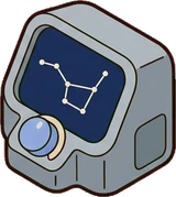 Gadgets and devices, a sticker from the Space Cabin world