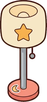 Floor lamps, a sticker from the Space Cabin world