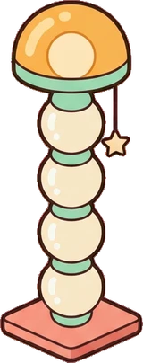 Floor lamps, a sticker from the Space Cabin world