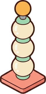 Floor lamps, a sticker from the Space Cabin world