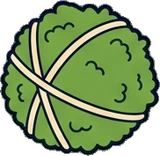 Small plants, a sticker from the Space Cabin world