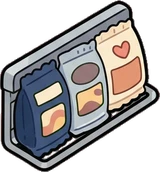 Garlands and hanging things, a sticker from the Space Cabin world