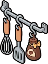 Garlands and hanging things, a sticker from the Space Cabin world