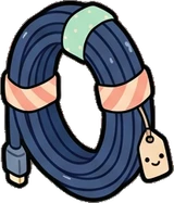 Garlands and hanging things, a sticker from the Space Cabin world