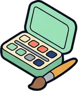 Hobby gear, a sticker from the Space Cabin world