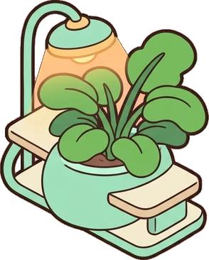 Big floor pieces, a sticker from the Space Cabin world