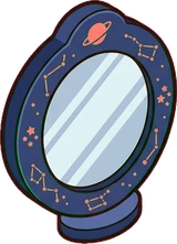 Mirrors, a sticker from the Space Cabin world