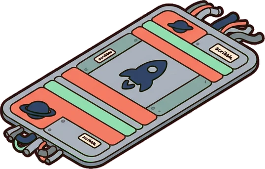 Rugs, a sticker from the Space Cabin world