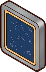 Shelf things, a sticker from the Space Cabin world