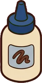 Shelf things, a sticker from the Space Cabin world
