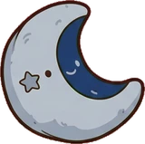 Shelf things, a sticker from the Space Cabin world