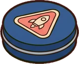 Shelf things, a sticker from the Space Cabin world