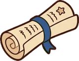 Shelf things, a sticker from the Space Cabin world
