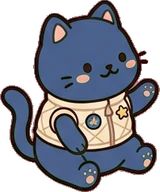 Cats and small animals, a sticker from the Space Cabin world