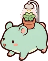 Cats and small animals, a sticker from the Space Cabin world
