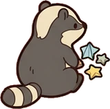 Cats and small animals, a sticker from the Space Cabin world