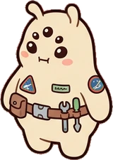 Cats and small animals, a sticker from the Space Cabin world