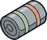 Cushions and blankets, a sticker from the Space Cabin world