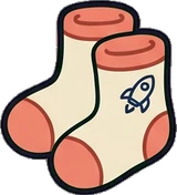 Cushions and blankets, a sticker from the Space Cabin world