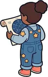 People standing, a sticker from the Space Cabin world