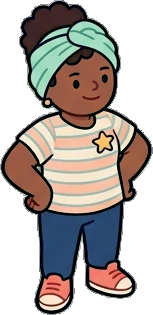 People standing, a sticker from the Space Cabin world