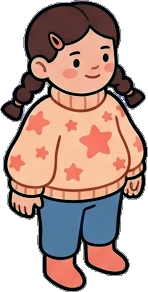 People standing, a sticker from the Space Cabin world