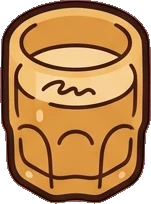 Food and drinks, a sticker from the Space Cabin world