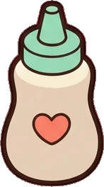 Food and drinks, a sticker from the Space Cabin world