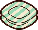 Food and drinks, a sticker from the Space Cabin world