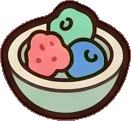 Food and drinks, a sticker from the Space Cabin world